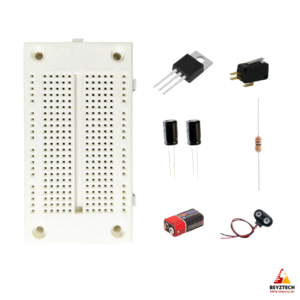 Breadboard ile Voltaj Regülatörü ve Kapasitör Devre Eğitim Seti: Elektroniği Keşfedin!