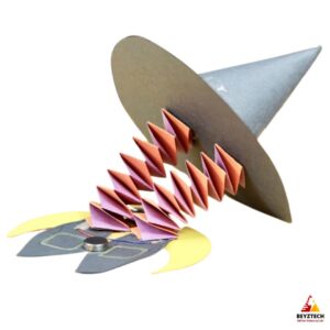Origami ile Işıklı ve Hareketli Eğlenceli Şapka: Kağıt Devre Seti